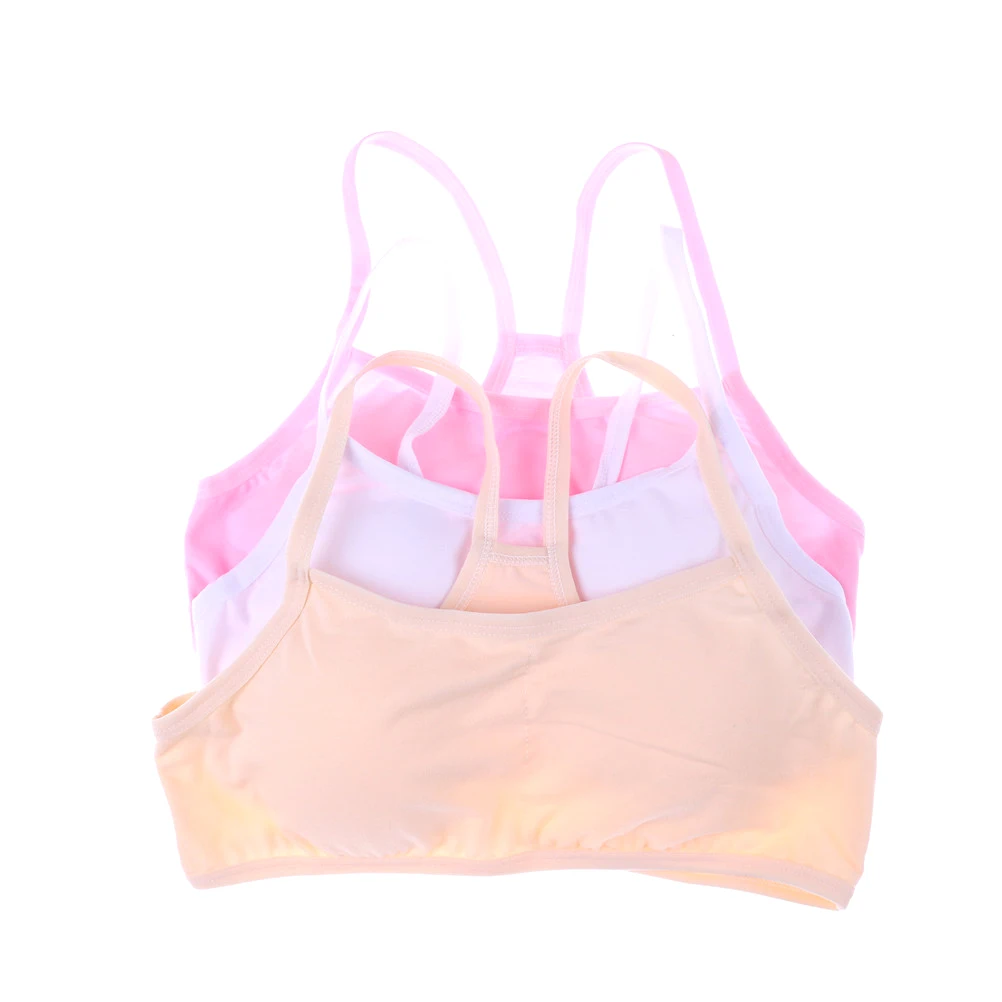 Нижнее белье для девочек подростков хлопковые майки детские нижнее бюстгальтер