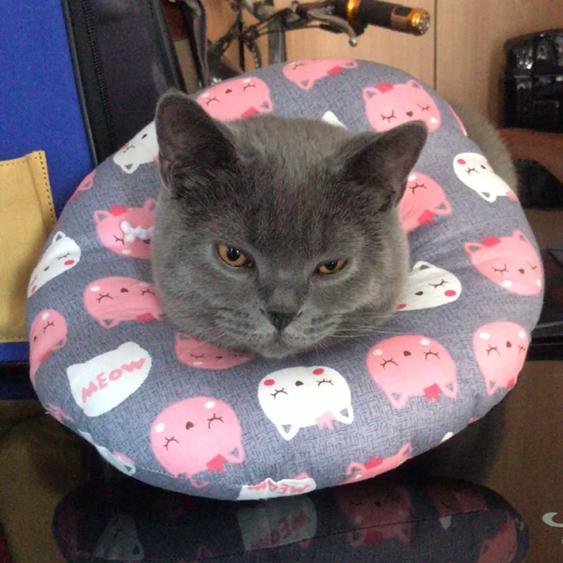 Мягкий круг-воротник для кошек, кошачий гриминг, товары для ухода за котом Kedi Malzemeleri Katten Gatos, товары для кошек