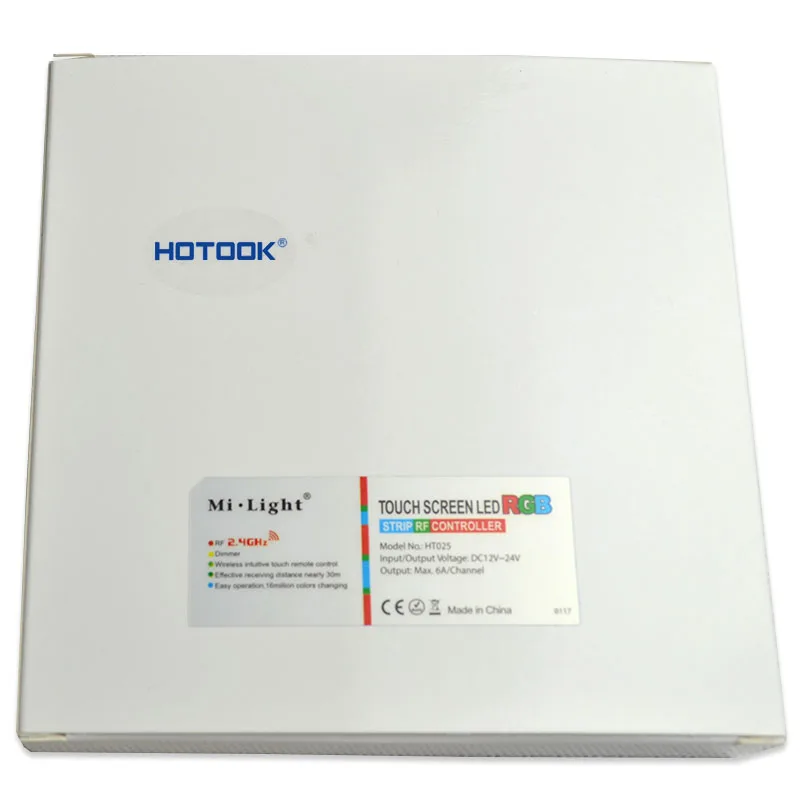 Беспроводной контроллер hotaked 2 4G RGB RGBW сенсорный Радиочастотный пульт ДУ 12 в 24