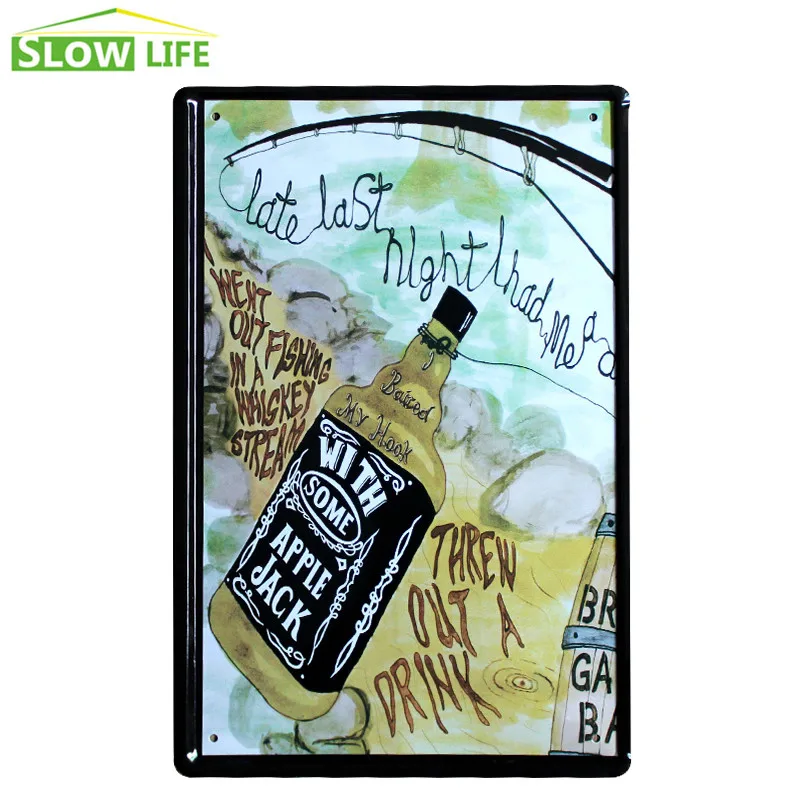 Пиво в пустыне металлическая жестяная вывеска бар Настенный декор оловянный