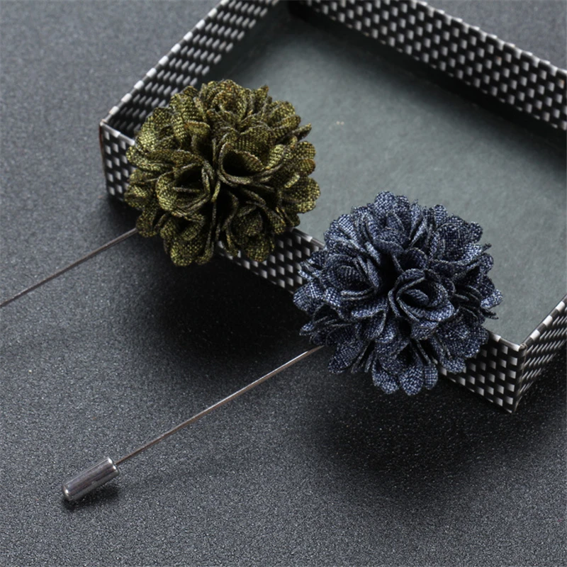 Булавка BoYuTe мужская с цветком свадебная брошь на лацкан булавка аксессуары для