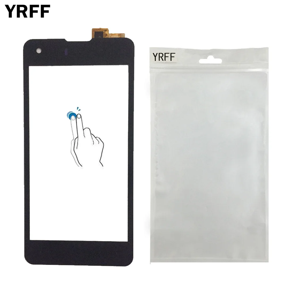 YRFF 4,7 ''переднее Сенсорное стекло для смартфона, дигитайзер, панель, объектив, сенсор для высокого экрана, Omega Prime S, защитная пленка, клей