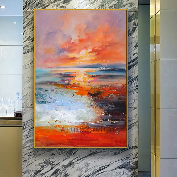 Холст акриловая живопись настенные картины для гостиной домашний декор