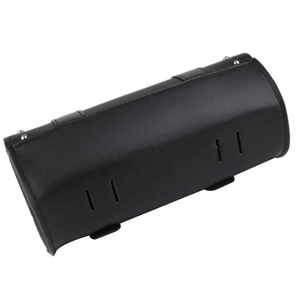 

Hot Motorcycle Saddle Bag PU Leather Barrel Luggage Tool Travel Motorbike Roll Bags for Harley JLD