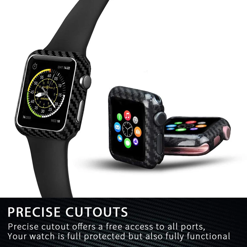 Защитная крышка для Apple Watch 4 3 case iwatch 44 мм 40 42 38 series 2 shell противоударный полный