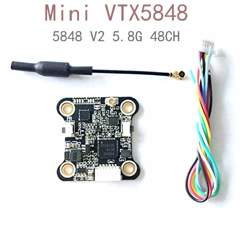 Мини VTX5848 48CH 5 8G 25/100/200 МВт переключаемый FPV Радиоуправляемый Дрон VTX модуль