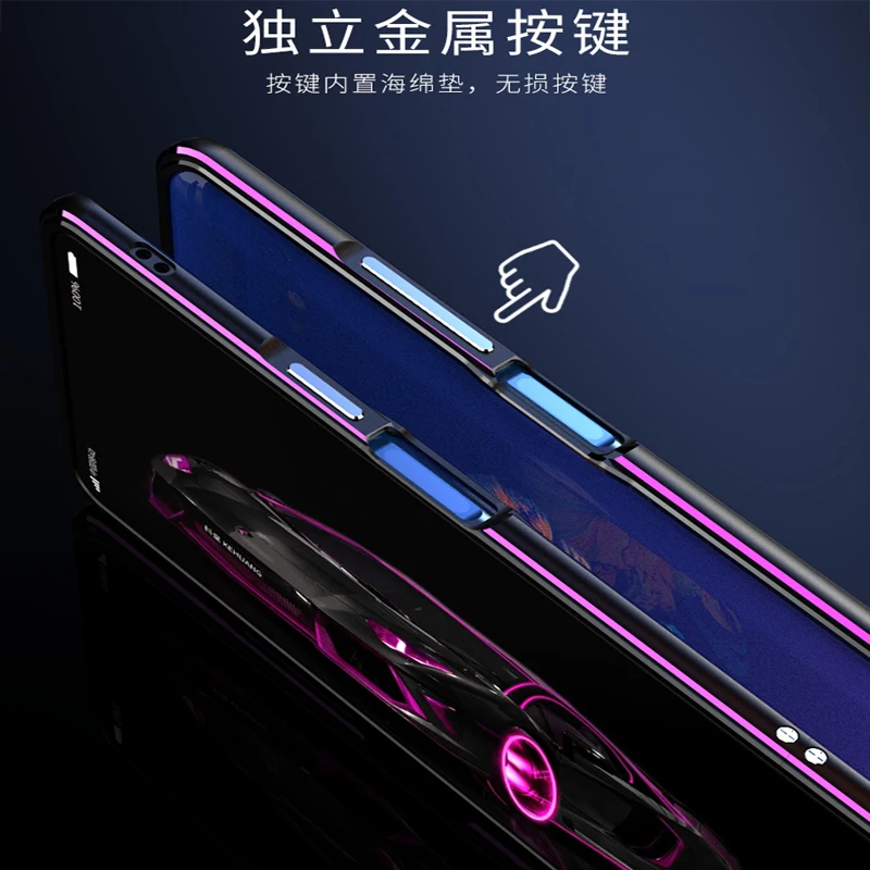 Модный металлический чехол для ZTE Nubia X с двойным экраном металлическая оправа