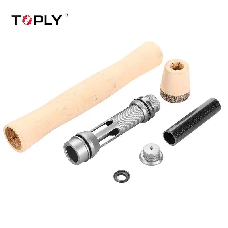 Красный TOPLY 2,7 м 7 секционная углеродная 8# Удочка пробковая ручка легкая углеродная удочка для ловли нахлыстом снасти - Цвет: Красный