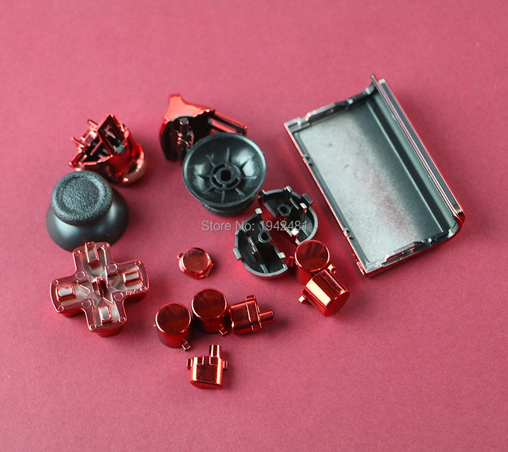 OCGAME 30 компл./лот с покрытием CUH ZCT2 JDM 040 аналоговые стики Dpad R1 L1 R2 L2 хромированные