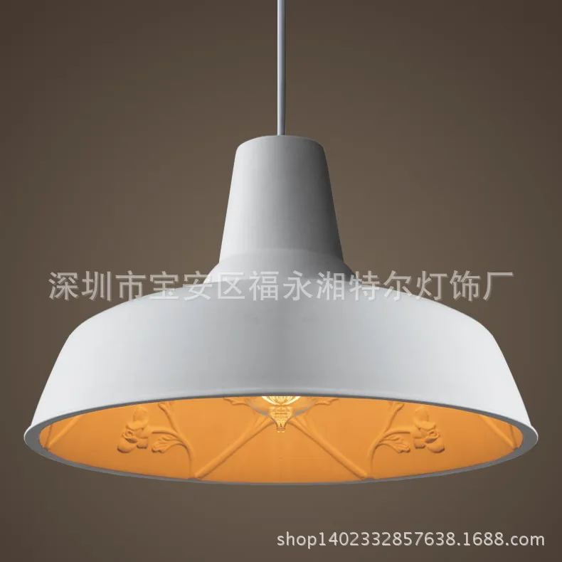 Simple luxury bedroom den creative American restaurant retro aisle plaster chandelier hanging gardens of industrial wind |