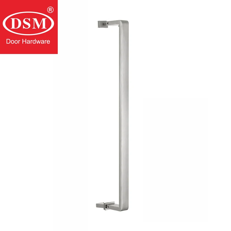 

Дверная ручка для душа из нержавеющей стали марки 304, натяжные ручки для 6 мм ~ 12 мм толщиной, стеклянная фоторучка 10*460 мм