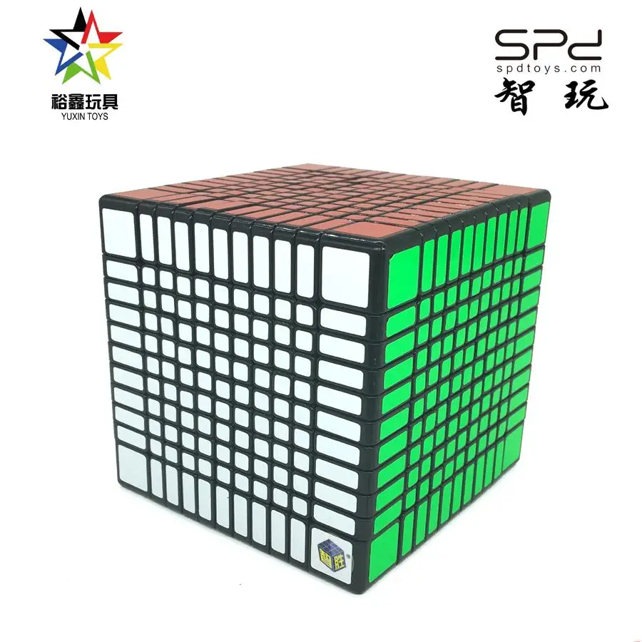 YUXIN Хуанлун 11x11x11 Cube Black Magic кубики 11 слоев 11x11 Скорость Мэджико Cubo подарок игрушки |
