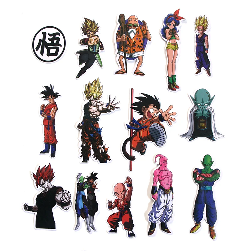 56 шт. Dragon ball Дети Забавный мультфильм DIY Скрапбукинг альбом багаж ноутбук мотоцикл ноутбук трафарет Водонепроницаемая наклейка E0055