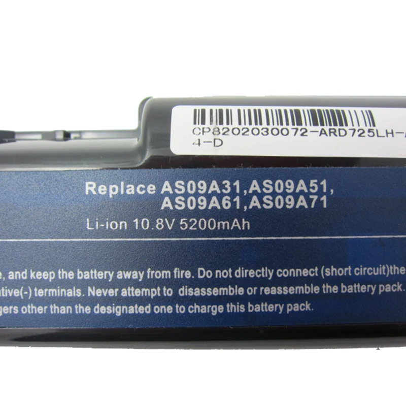 HSW 6cell Аккумулятор для ноутбука acer Aspire 5732 4732Z 5516 5517 AS09A31 AS09A41 AS09A51 AS09A61 AS09A71 AS09A75 D525 D725 батарея
