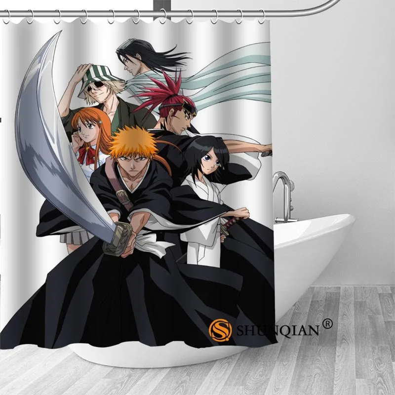 Bleach Рукия Кучики Ванна Шторы 100% полиэстер ткань Современная душевая ванная