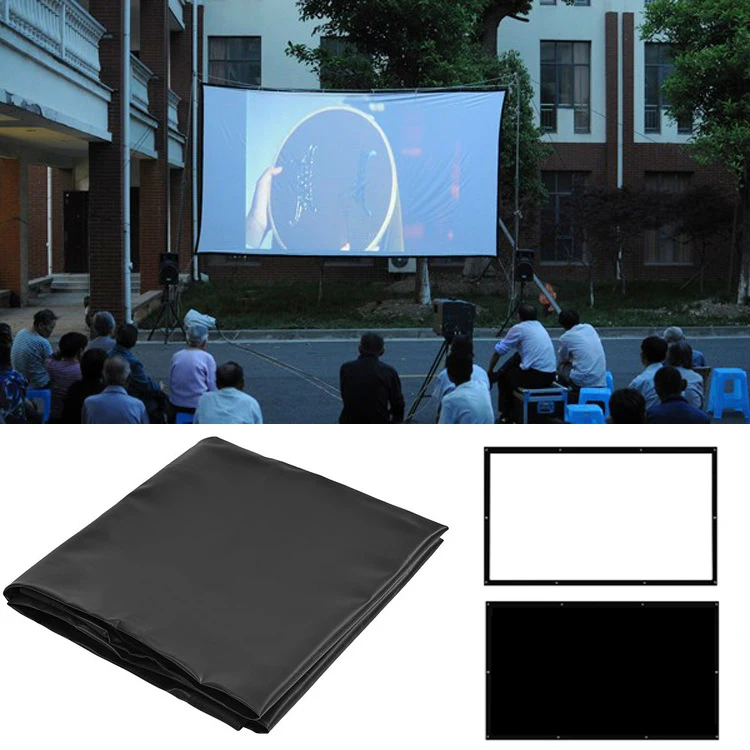 Экран занавеска передний большого размера из ПВХ 200 дюйма 4:3|projection screen|pvc projection