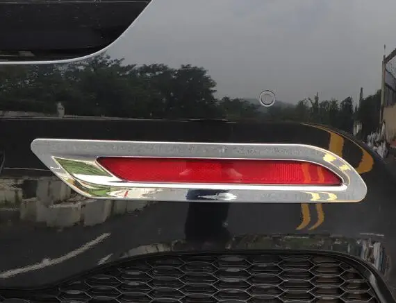 

Car-styling ABS chrome rear fog lamp cover FOR FORD Ecosport 2013 FREE SHIPPING fog light trim plastic plating cover stickers