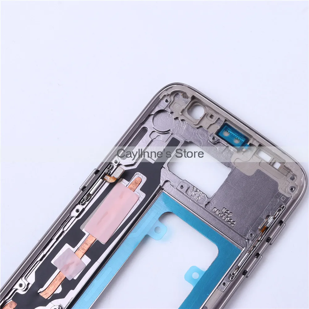 Новый S7 edge G935 средняя рамка для Samsung galaxy G930 промежуточная Корпус Боковая кнопка