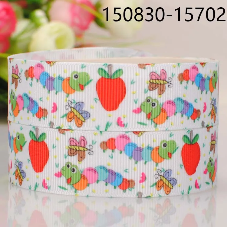 10 ярдов-Различные размеры-корсажная лента с принтом живой мультяшной пчелы