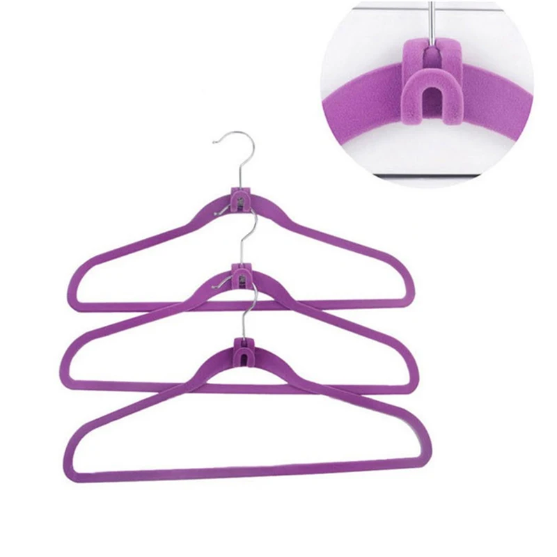 

6 Pcs/Set Shirts Clothes Hanger Connector Hooks Save Space Non-slip Multi Organize Storage Practical Hooks for Clothes Racks