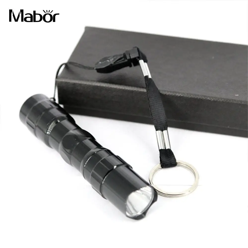 1pcsED Flashlight Waterproof 1000LM 3W T6 Black Hiking Camping Tactical Military Cycling Outdoor Sporting Climbing Emergent Lamp | Лампы и
