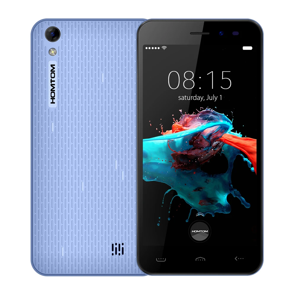 HOMTOM HT16 смартфон 3g WCDMA Android 6 0 четырехъядерный MTK6580 5 &quotэкран 1 Гб + 8 МП Две камеры