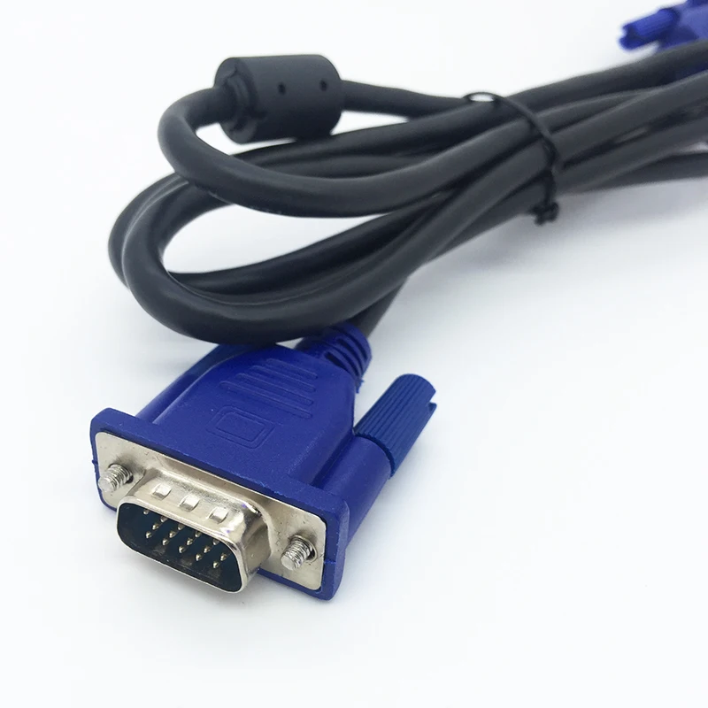 VGA кабель VGA 15pin папа-папа видео кабель для монитора компьютера проектор 0,6 м 1,5 м 1,8 м