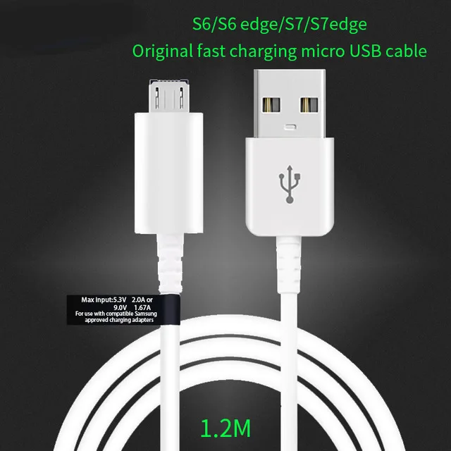20 PCS OEM Fast Charging Cable 2A 1.2M micro usb cord For Galaxy S6 S7 S8 | Мобильные телефоны и аксессуары