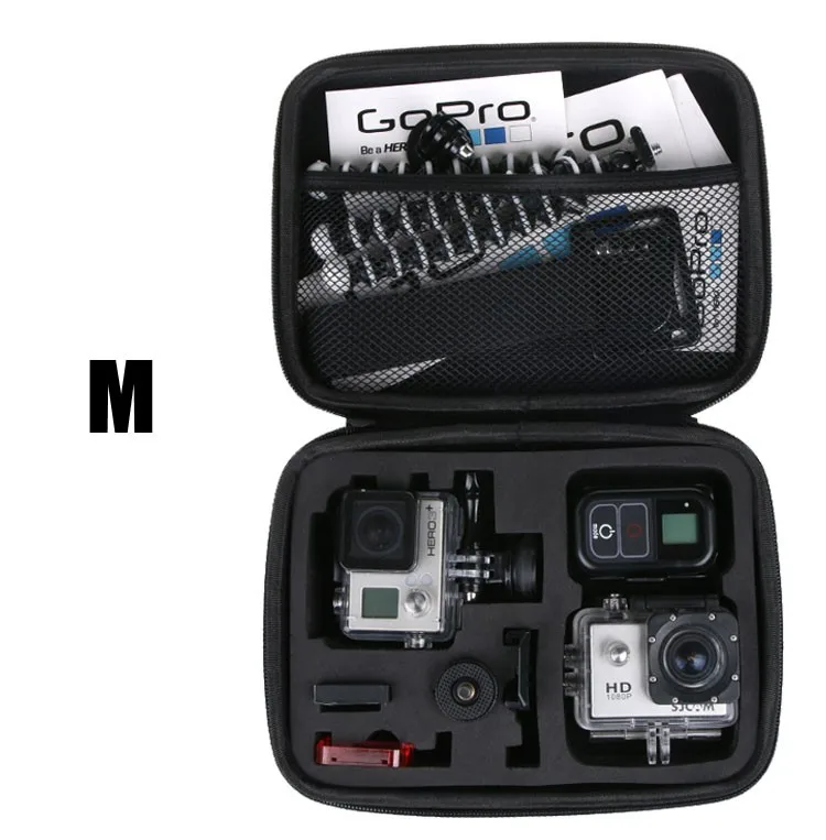 Сумка для путешествий из нейлона портативная размеры S M L Xiaomi Yi 4k ii SJCAM Gopro Hero 9 8 7 10 |