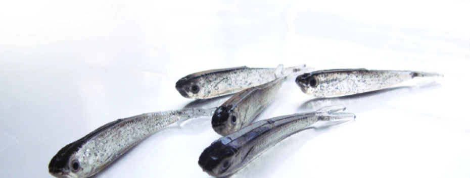 YINGTOUMAN 10PCS/LOT 75 mm 2.35 g Gray Soft Bait Imitation Freshwater Sea Water Universal Swimming Posture Realistic Lure | Спорт и