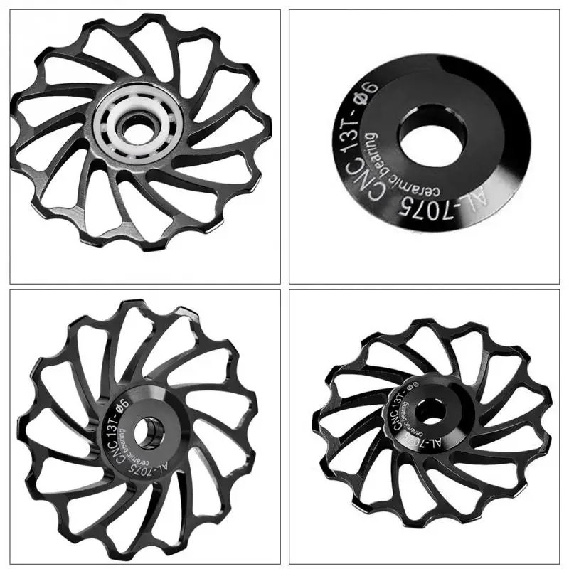 1 пара велосипедных керамических подшипников направляющий ролик 11 T 13T