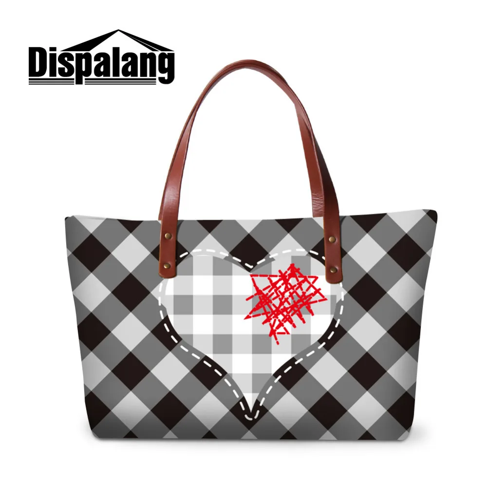 Женская сумка-тоут на плечо с квадратами | Багаж и сумки