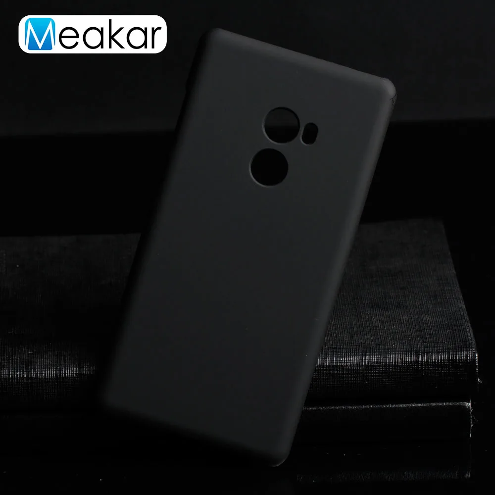 Black Матовая Пластик Coque 5,99 для Xiaomi mi Mix 2 Чехол для Xiaomi mi Mix 2 Evo mi x2 чехол для телефона чехол-лента на заднюю панель - Цвет: Black