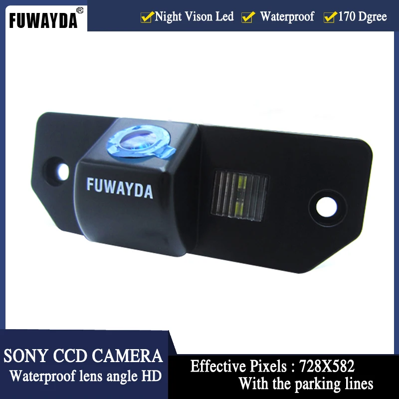 FUWAYDA Free Shipping HD CCD Chip Sensor Car Rear View Reverse Backup Parking Safety CAMERA for FORD FOCUS SEDAN/C-MAX/MONDEO | Автомобили