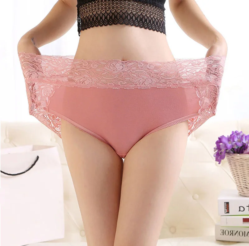 Новое поступление Ropa Interior Femenina, кружевное сексуальное нижнее белье, трусы, женское нижнее белье размера плюс, женские трусики с высокой талией, трусы