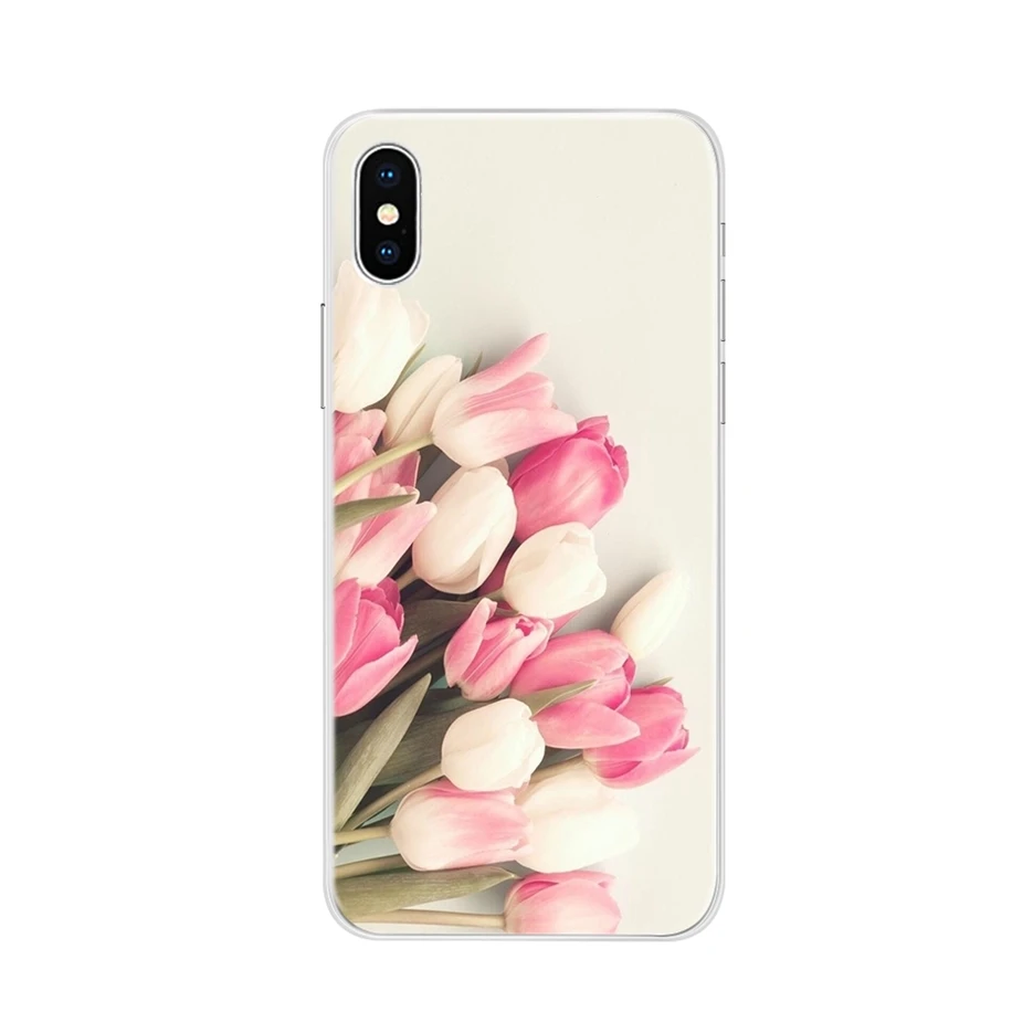 Чехол для iPhone X iX задняя крышка мягкий силиконовый чехол телефона милый