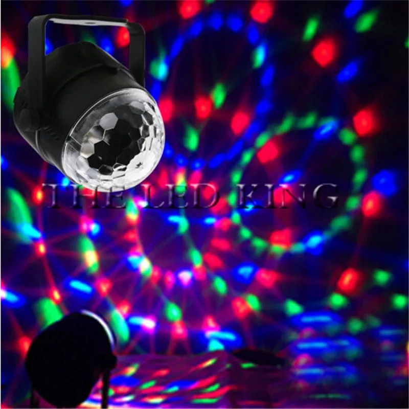 6 Вт 9 RGB LED проектор DJ свет диско шар Par кристалл магический бар Вечеринка