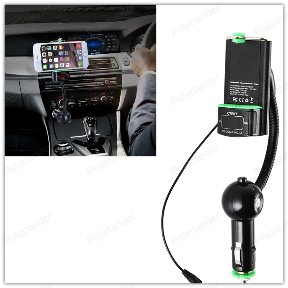 Многофункциональный Bluetooth автомобильный комплект зажим для мобильного телефона