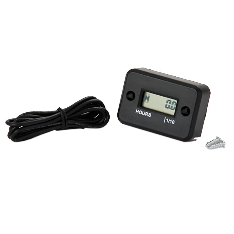 

Free Shipping Inductive Water resist digital hour Meter timer motocross Gas RL-HM006