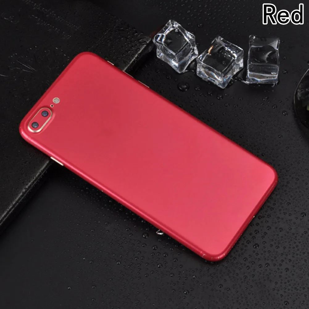 Красная задняя пленка для iPhone 7 7 Plus, тонкая защитная пленка для экрана, цветные наклейки, задняя декоративная пленка