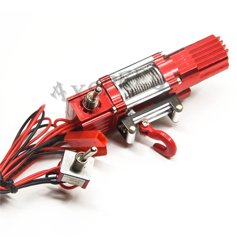 AXSPEED 1: 10 RC Гусеничный Металлический Стальной проводной блок управления лебедкой #