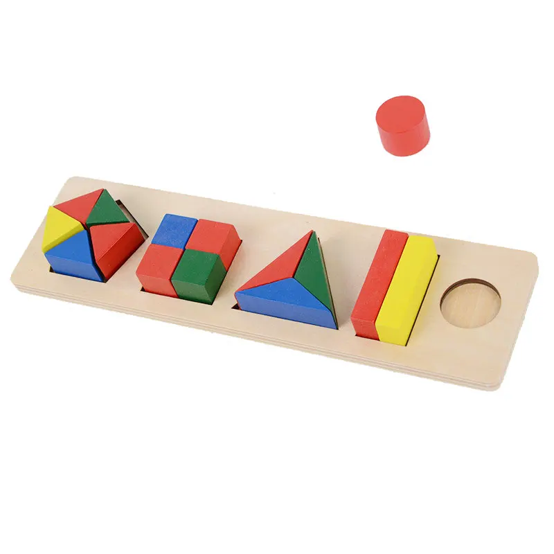 

Детская игрушка Монтессори деревянная геометрическая форма сортировочная доска Обучающие Развивающие игрушки для малышей игрушки YF2344H