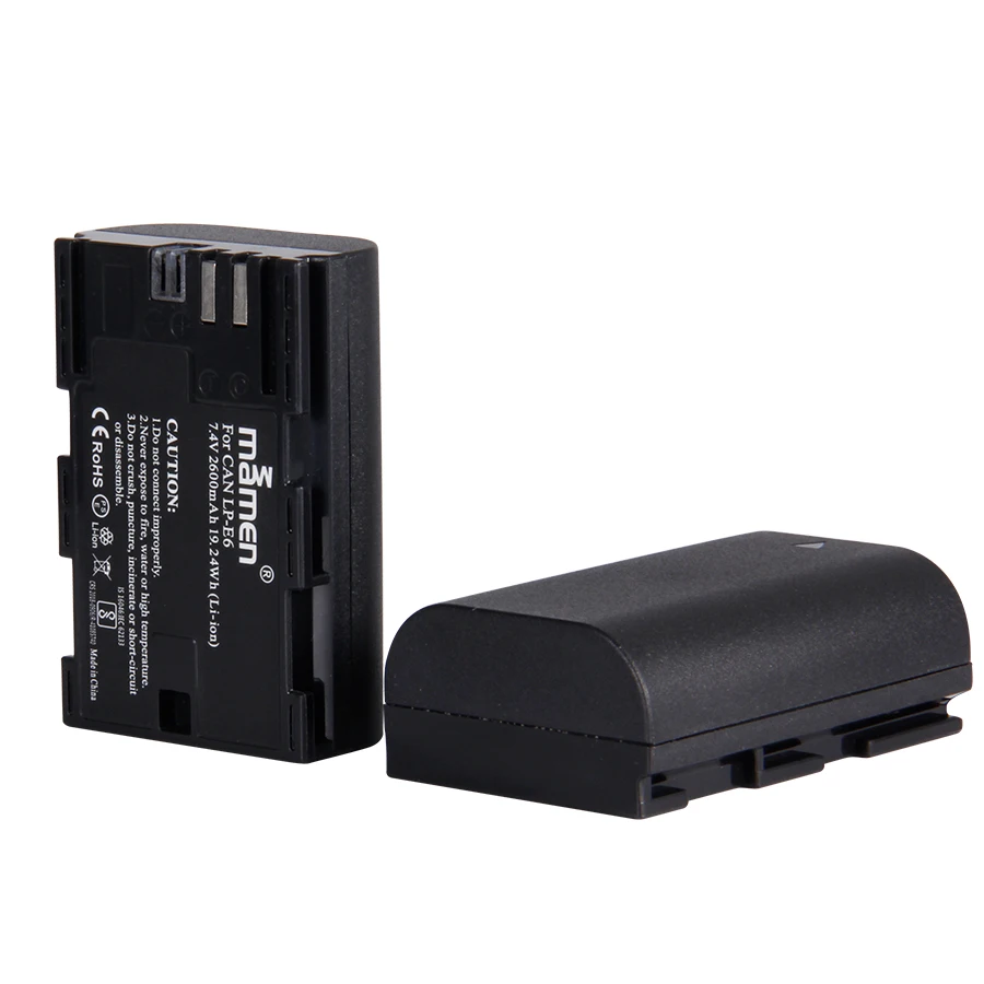 2600 мАч LP E6 LP-E6 LPE6 батарея для цифровой камеры+ USB lcd двойное зарядное устройство для Canon Mark II Mark III 6D 7D 60D 60Da 70D 80D 5DS 5D