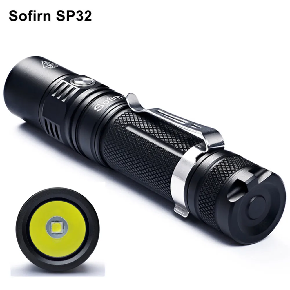 Портативный светодиодный фонарь Sofirn SP32 18650 Cree XPL2 1000 светильник с высоким люменом 6