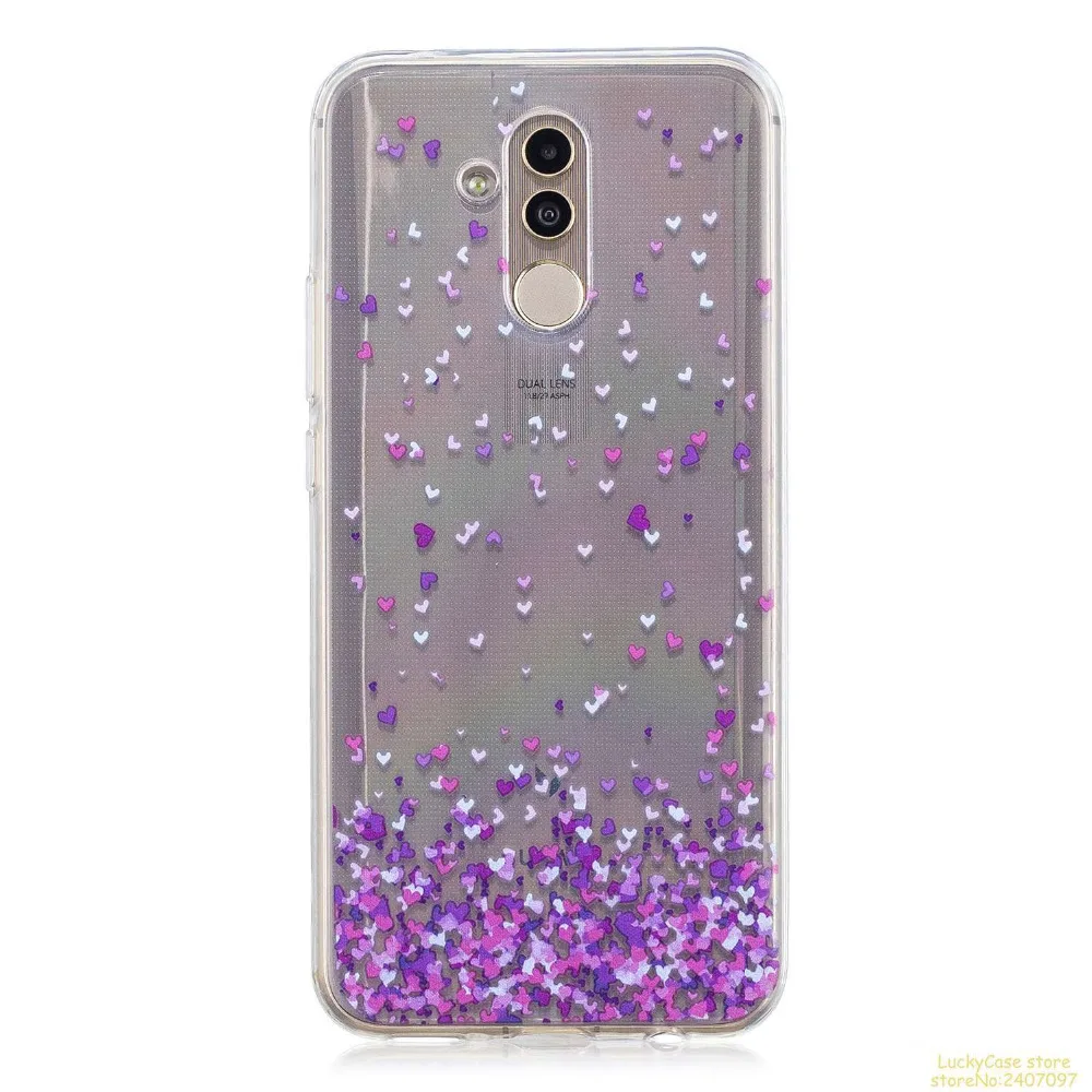 Высококачественный силиконовый чехол из ТПУ для huawei mate 20 телефона Lite задняя