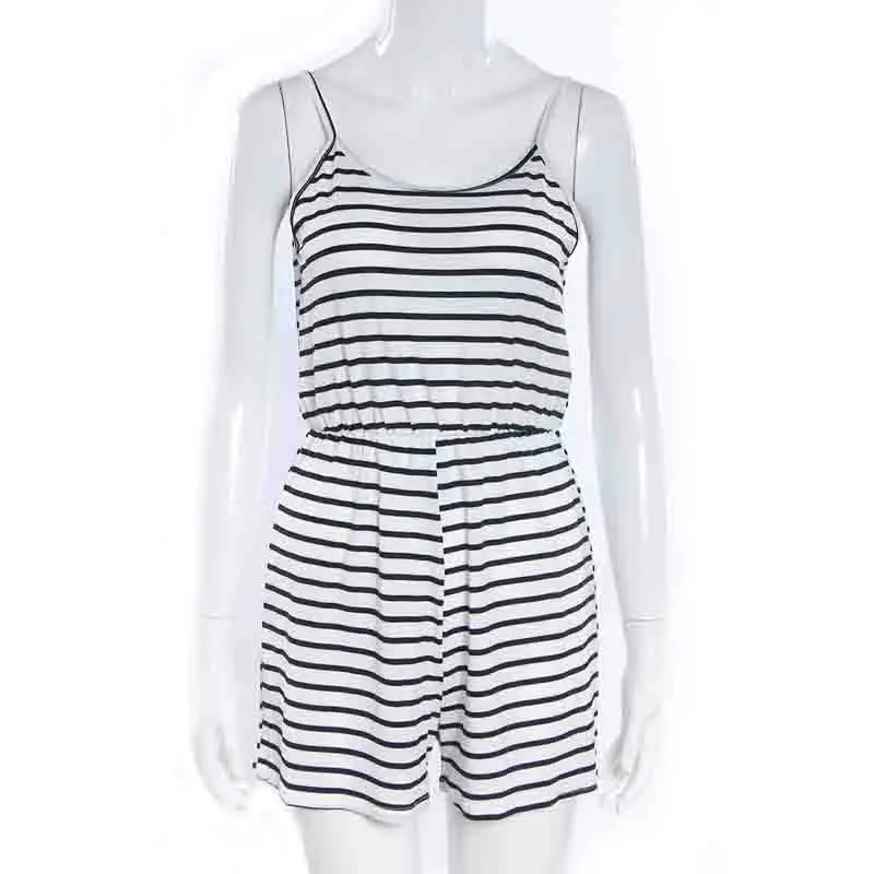 2017 новые модные летние женские повседневные полосатые слинг Тонкий сиамские