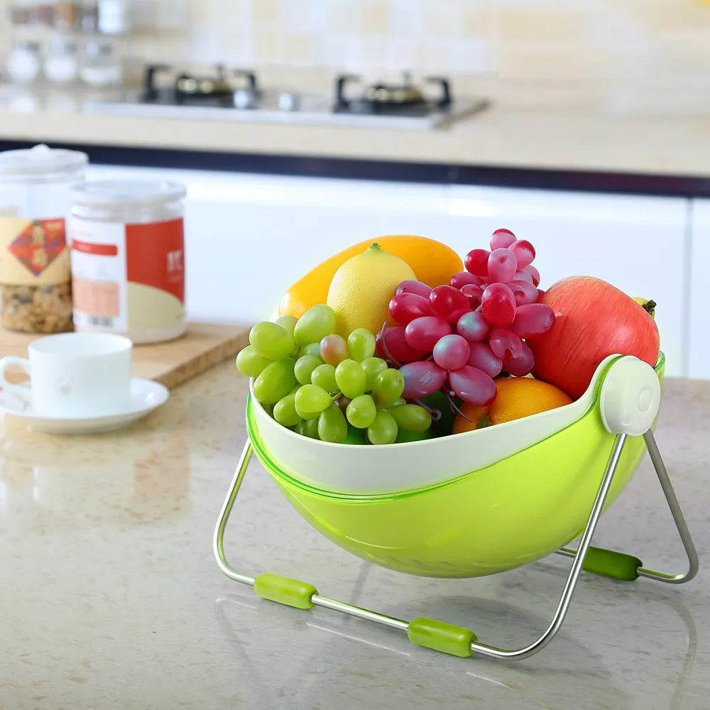 Чаша для мытья фруктов вращающаяся на 360 градусов крышка держатель Центральная