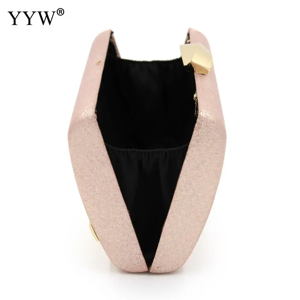 Клатч с блестками женская модная вечерняя сумочка клатч розовая сумка на плечо