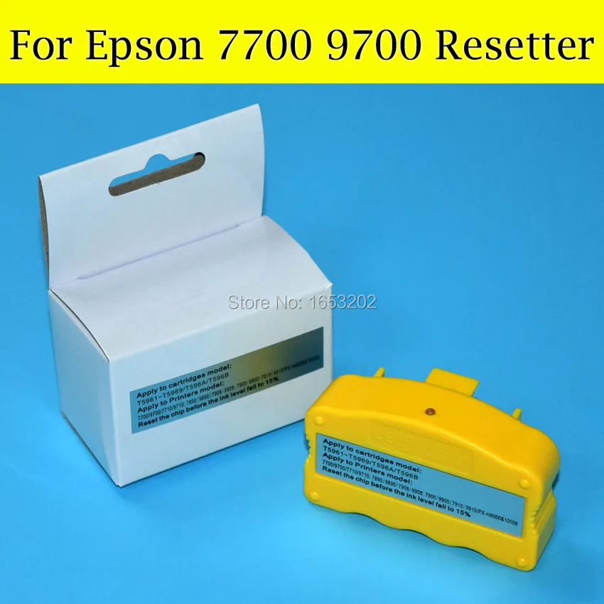 Бесплатная доставка! Сброс чипа картриджа для принтера Epson 7700 9700 1 шт. | Компьютеры