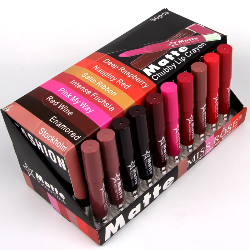 MISS ROSE брендовая водостойкая Помада карандаш стойкая губная помада матовая